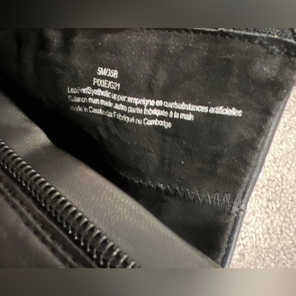 Karl Lagerfeld Paris Pixie Embellished Moto Booties (Retail $189) - Picture 7 of 9